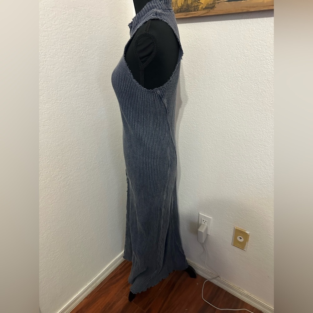 Free People FP One Natasha Sleeveless Maxi Dress in navy blue - Size Small - Picture 5 of 9